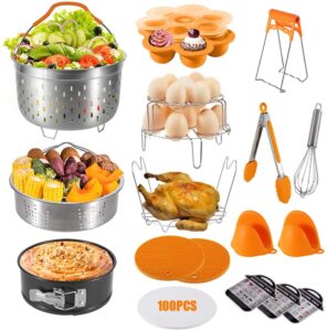 Amorus 18 Pieces Accessories for Instant Pot 6,8 Qt