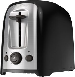 BLACK+DECKER 2-Slice Extra Wide Slot Toaster