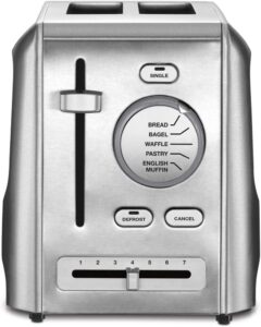 Cuisinart CPT-620C 2-Slice Metal Toaster, Stainless Steel, Silver