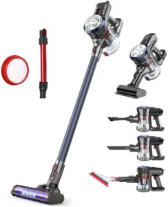 Dibea Upgraded 24KPa Powerful Suction Cordless Stick Vacuum Cleaner