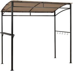 Giantex 7x4.4ft Grill Gazebo, Patio Outdoor Backyard BBQ Canopy Shelter