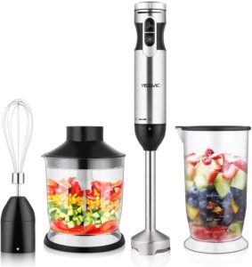 Hand Blender YISSVIC 1000W 4-in-1 9-Speed