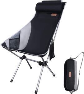 NiceC Ultralight High Back Folding Camping Chair