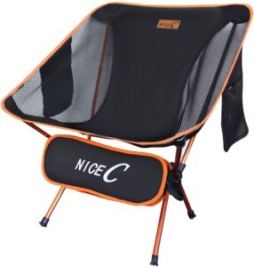 NiceC Ultralight Portable Folding Camping Backpacking Chair: