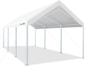 Quictent 10' x 20' Carport Upgraded Heavy Duty Car Galvanized Car Boat Shelter: