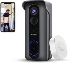 Wireless Doorbell Waterproof Detection by KAMEP Store